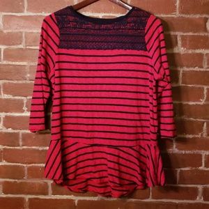Crown and Ivy Peplum Top